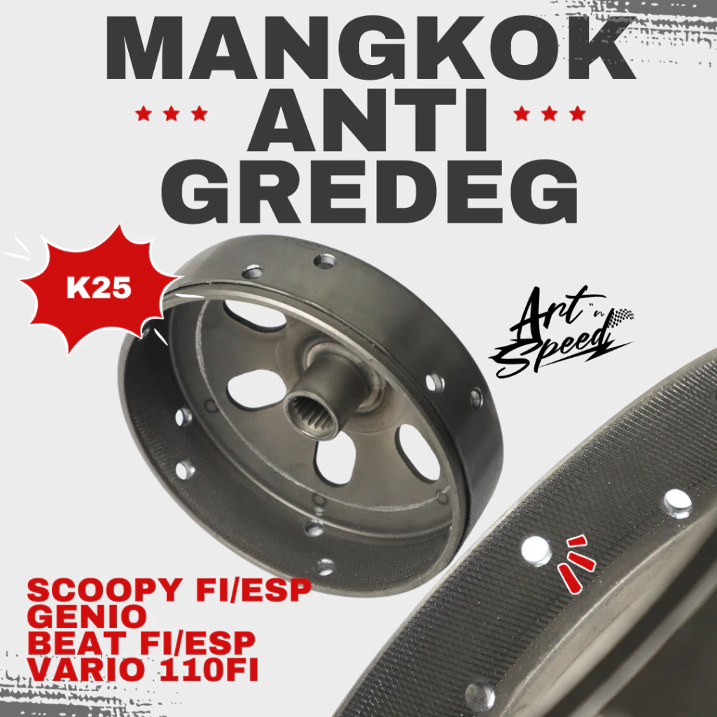 Mangkok Anti Gredeg Honda Vario 110fi / Genio / Beat / Scoopy