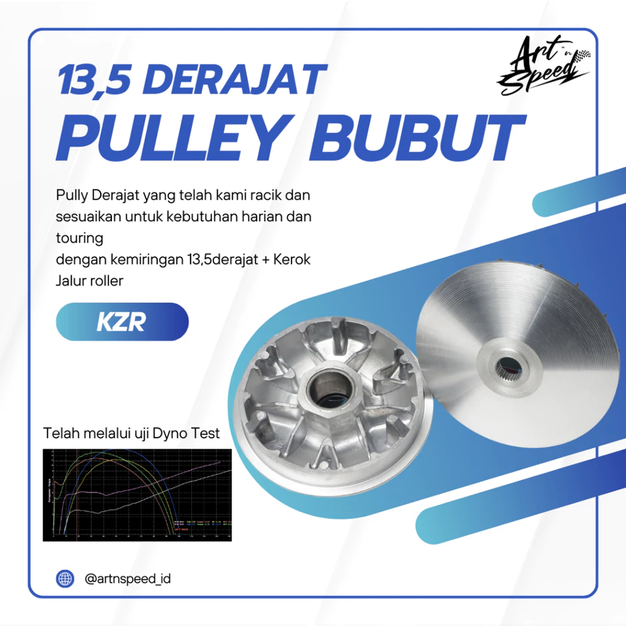 Pulley Set 13,5 Derajat Vario 125 - 150