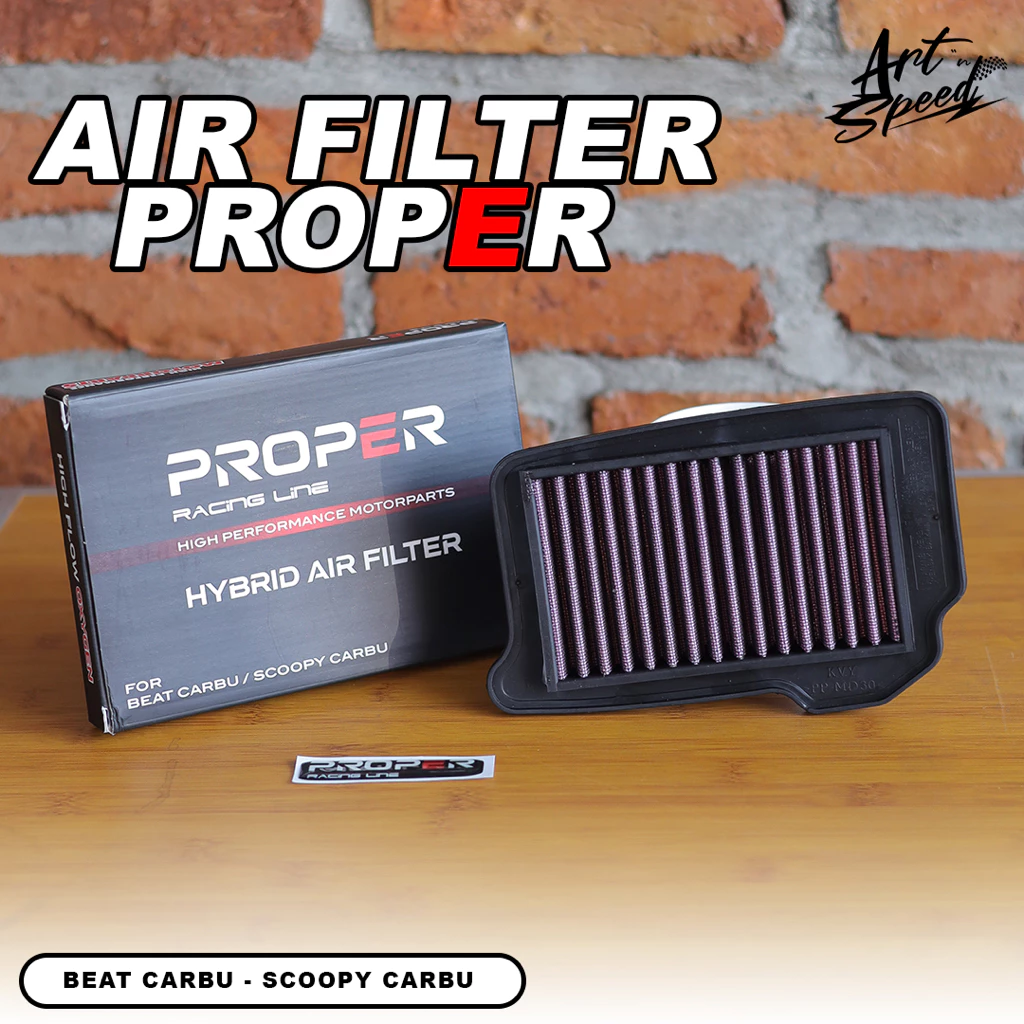Filter Udara Proper Beat Carbu / Scoopy Carbu