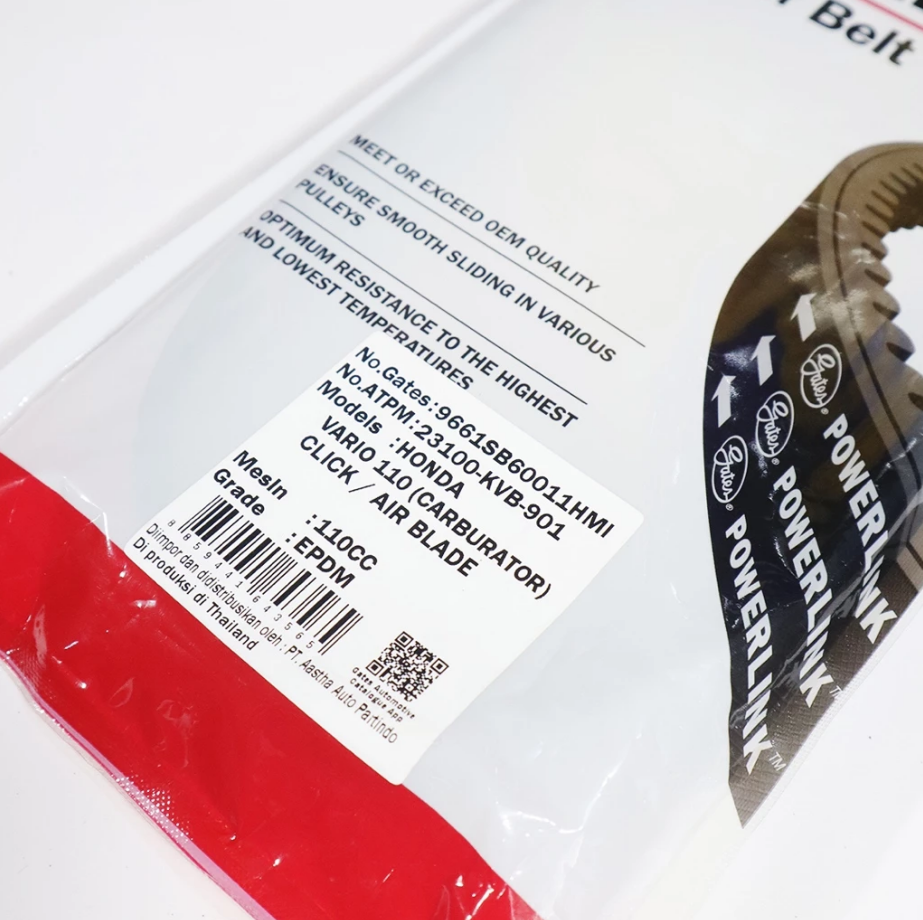 VBelt Fanbelt Vario 110 (Karbu)