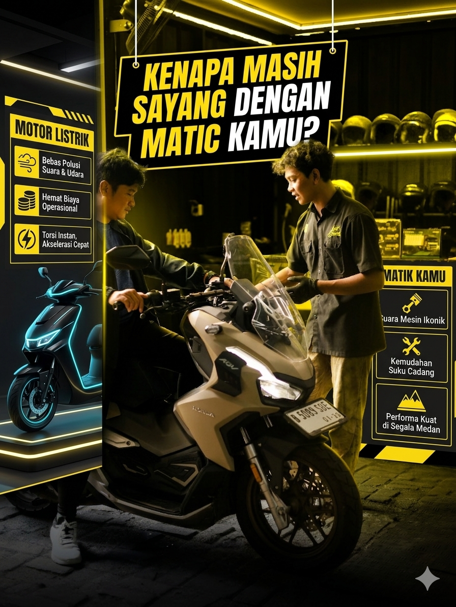 KENAPA MASIH SAYANG DENGAN MOTOR MATIC KAMU?