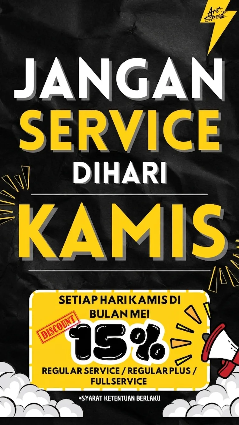 Jangan servis di hari Kamis