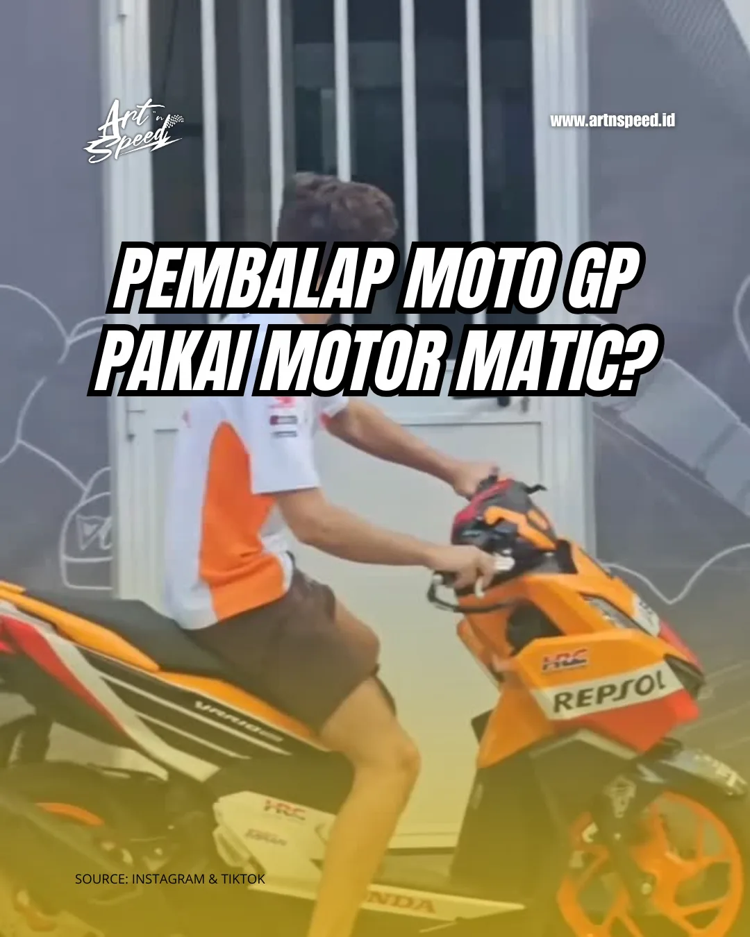 DERETAN MOTOR MATIC HARIAN DI GP MANDALIKA